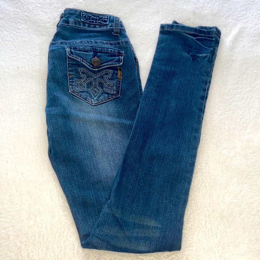 Denim Skinny Jeans (Medium Blue Wash)